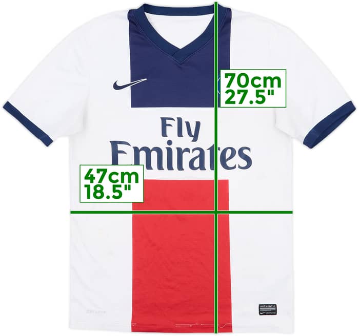 2013-14 Paris Saint-Germain Away Shirt Ibrahimovic #10 - 4/10 - (S)