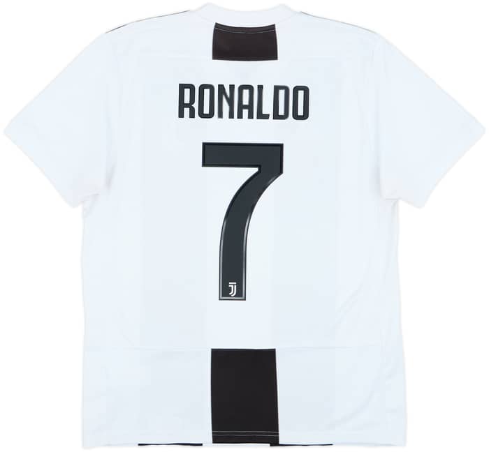 2018-19 Juventus Home Shirt Ronaldo #7 - 8/10 - (M)