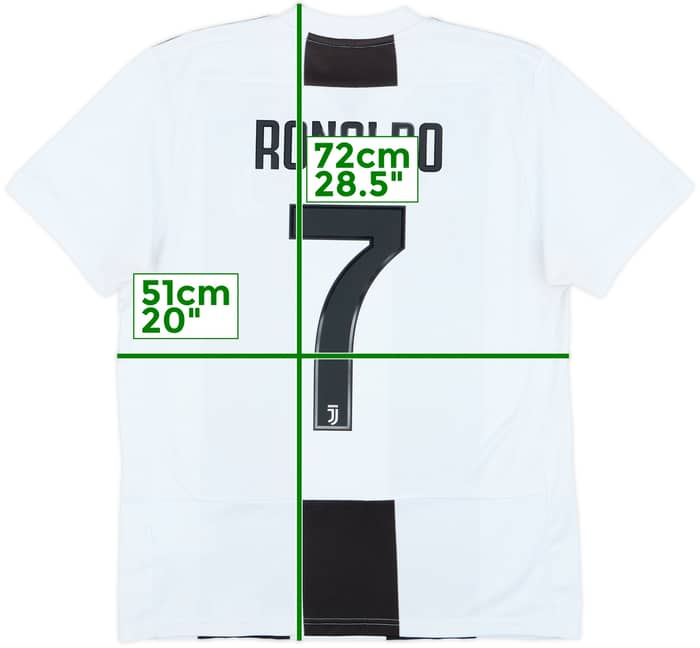 2018-19 Juventus Home Shirt Ronaldo #7 - 8/10 - (M)