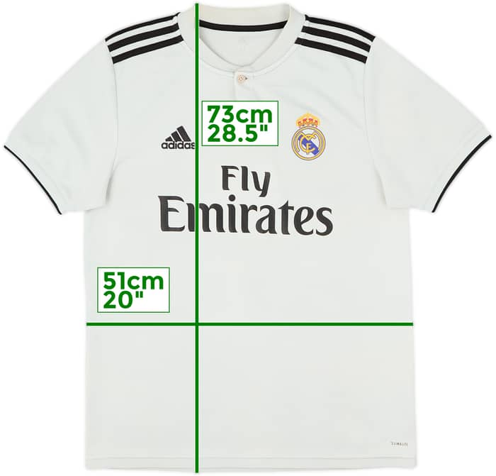 2018-19 Real Madrid Home Shirt - 5/10 - (M)