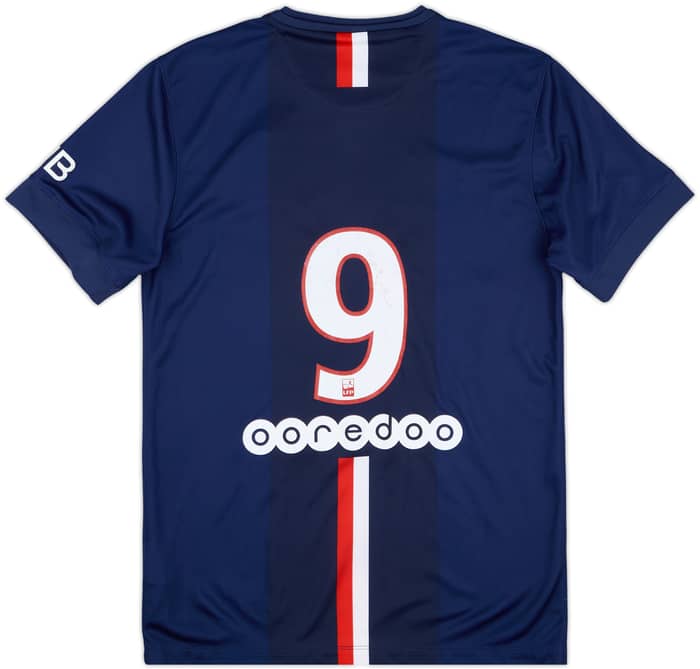 2014-15 Paris Saint-Germain Home Shirt #9 - 7/10 - (S)