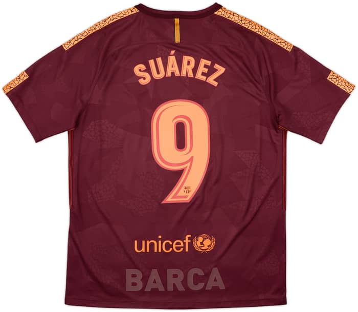 2017-18 Barcelona Third Shirt Suarez #9 - 8/10 - (L)