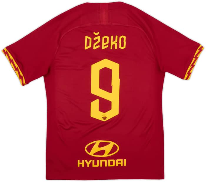 2019-20 Roma Home Shirt Dzeko #9 - 7/10 - (S)