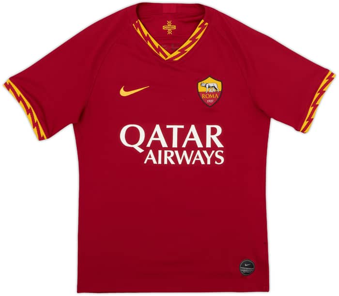 2019-20 Roma Home Shirt Dzeko #9 - 7/10 - (S)