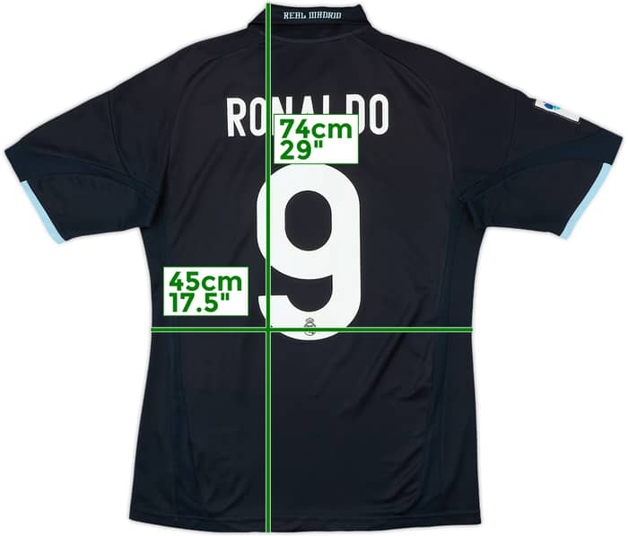 2009-10 Real Madrid Away Shirt Ronaldo #9 - 6/10 - (M)