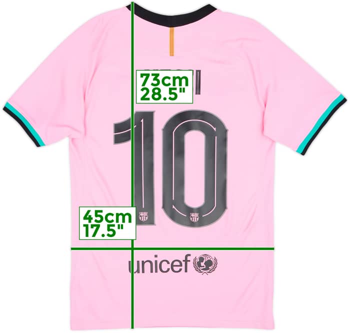 2020-21 Barcelona Third Shirt Messi #10 - 6/10 - (S)