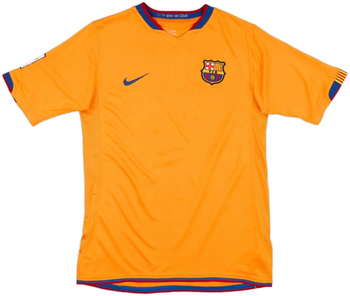 2006-08 Barcelona Away Shirt Gudjohnsen #7 - 5/10 - (XL.Boys)