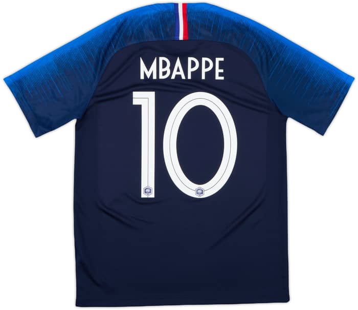 2018 France Home Shirt Mbappe #10 - 8/10 - (M)