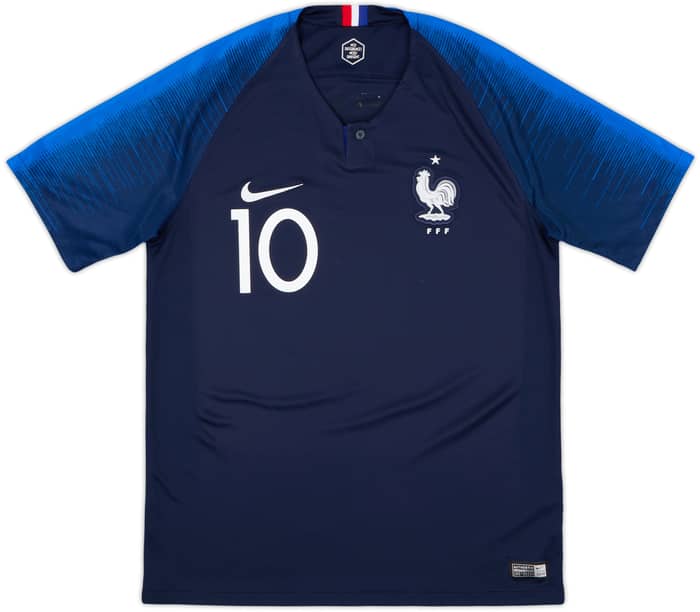 2018 France Home Shirt Mbappe #10 - 8/10 - (M)