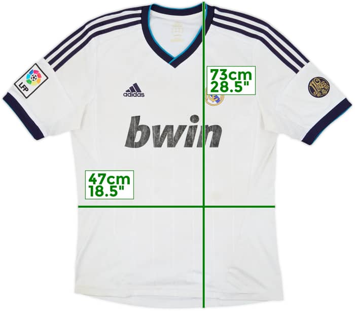 2012-13 Real Madrid Home Shirt - 4/10 - (M)