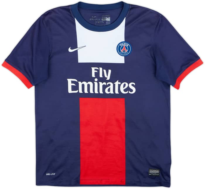 2013-14 Paris Saint-Germain Home Shirt Beckham #32 - 8/10 - (XL.Boys)