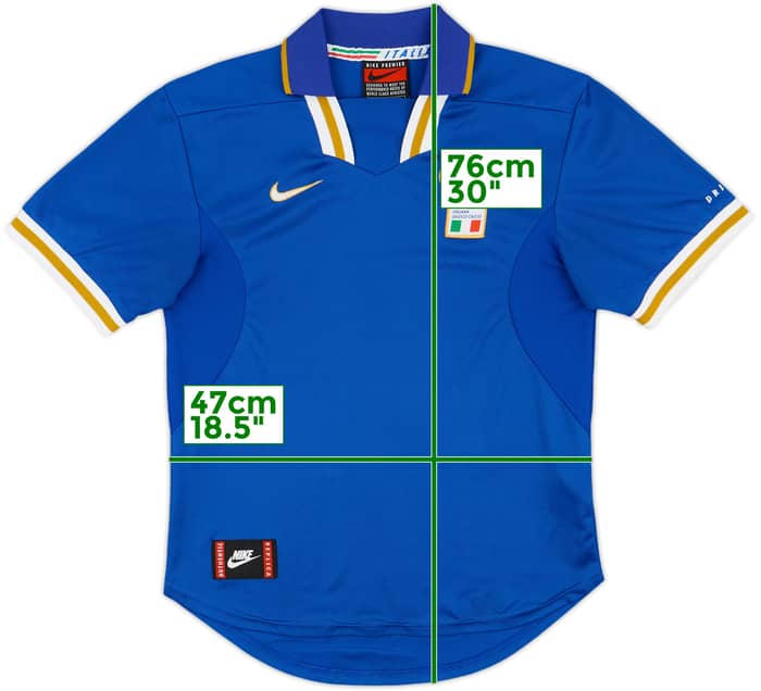 1996-97 Italy Home Shirt - 9/10 - (S)