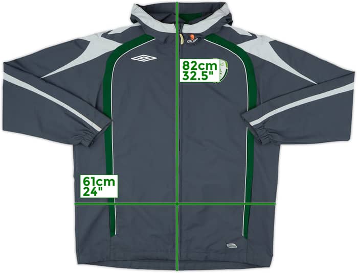 2006-08 Ireland Umbro Hooded Rain Jacket - 10/10 - (L)
