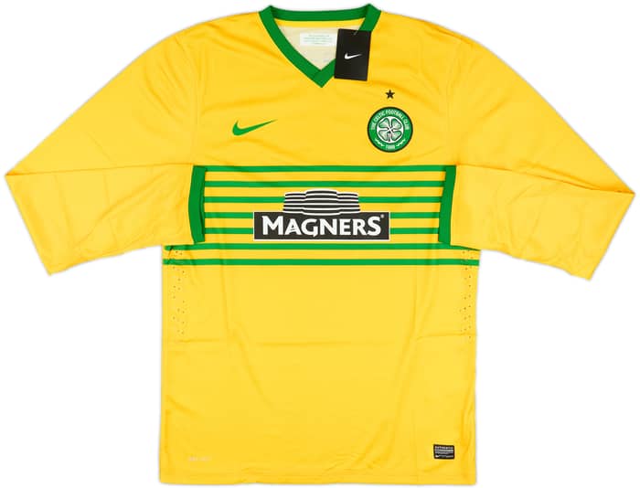 2013-14 Celtic Player Issue Away L/S Shirt Virgil #5 (XL)