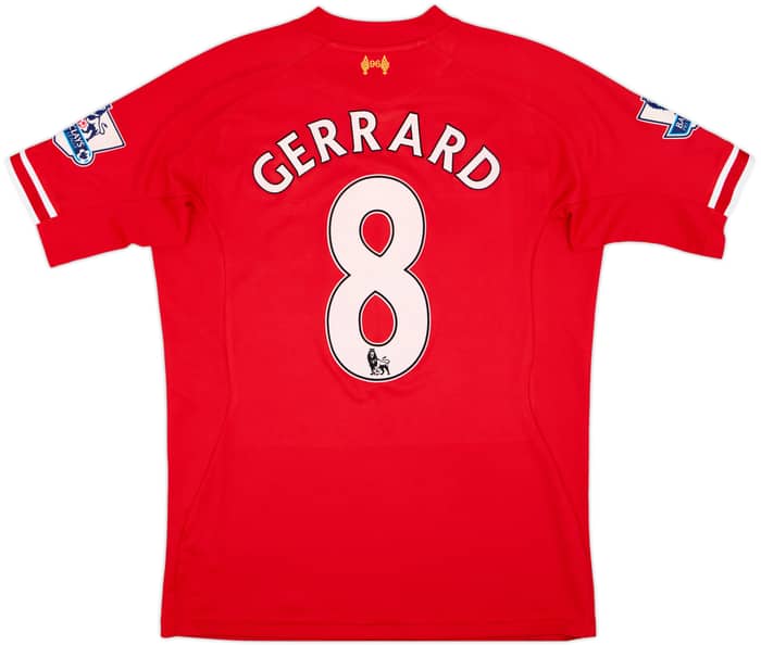 2013-14 Liverpool Home Shirt Gerrard #8 - 6/10 - (L)