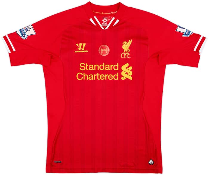 2013-14 Liverpool Home Shirt Gerrard #8 - 6/10 - (L)