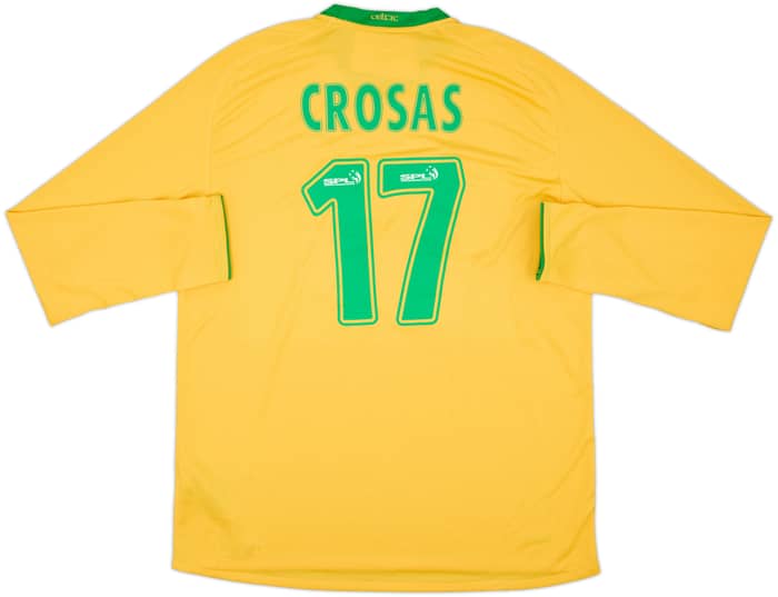 2008-09 Celtic Player Issue Away L/S Shirt Crosas #17  (L)