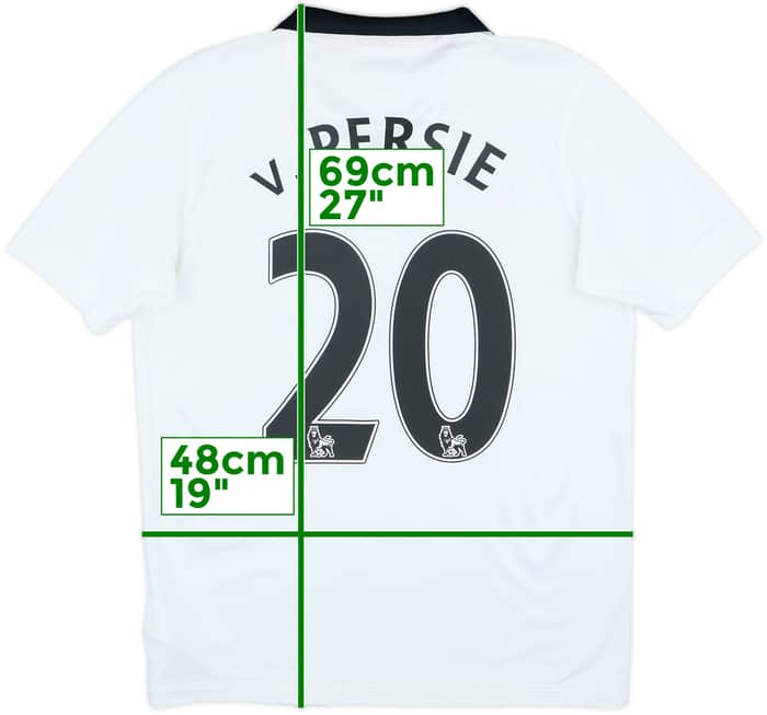 2014-15 Manchester United Away Shirt v.Persie #20 - 8/10 - (XL.Boys)