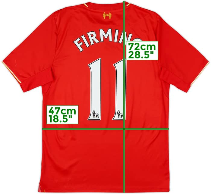 2015-16 Liverpool Home Shirt Firmino #9 - 7/10 - (S)