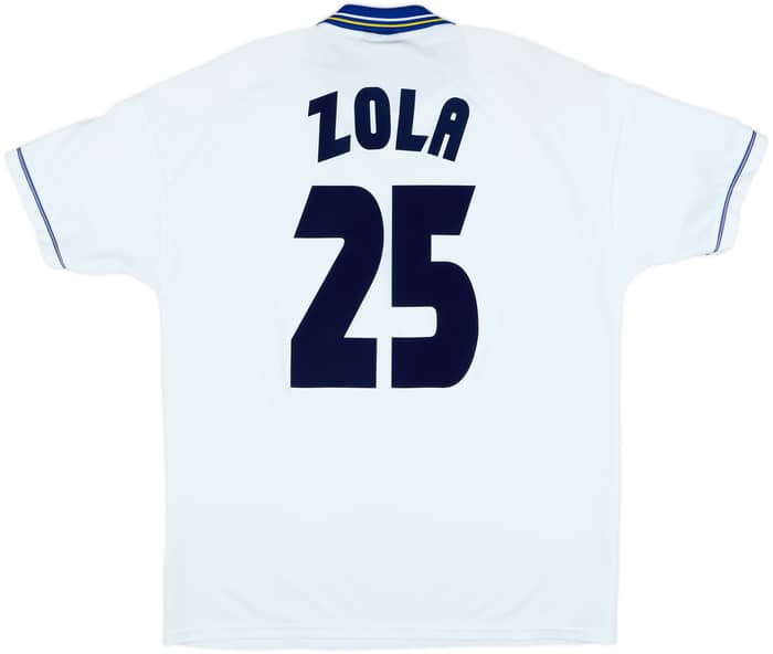 1998-00 Chelsea Away Shirt Zola #25 - 9/10 - (XL)