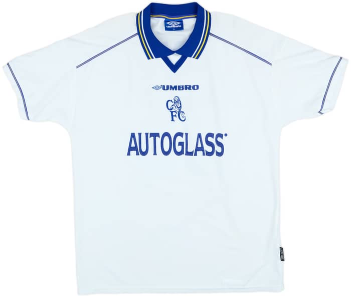1998-00 Chelsea Away Shirt Zola #25 - 9/10 - (XL)