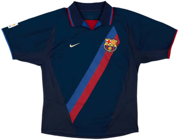 2002-03 Barcelona Away Shirt Ronaldinho #10 - 6/10 - (S)