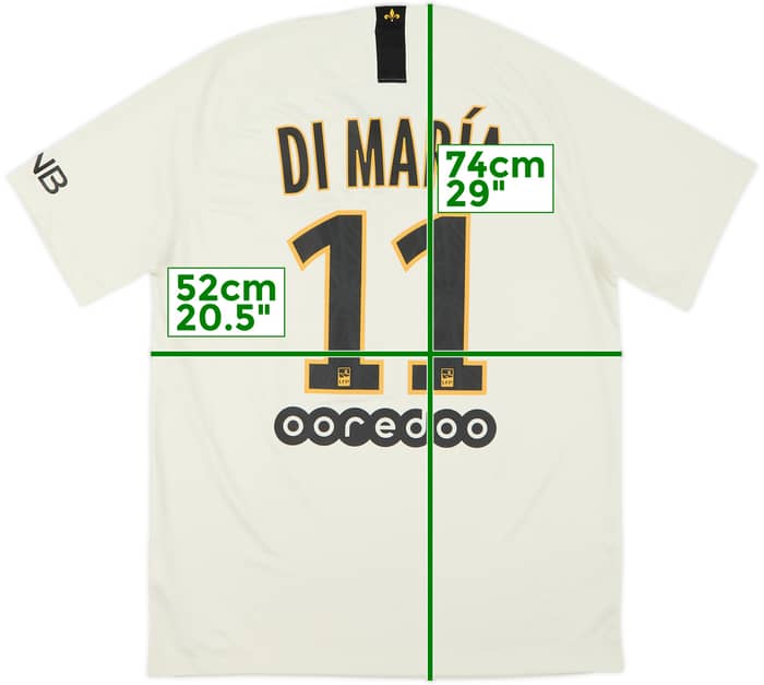 2018-19 Paris Saint-Germain Away Shirt Di Maria #11 - 7/10 - (L)