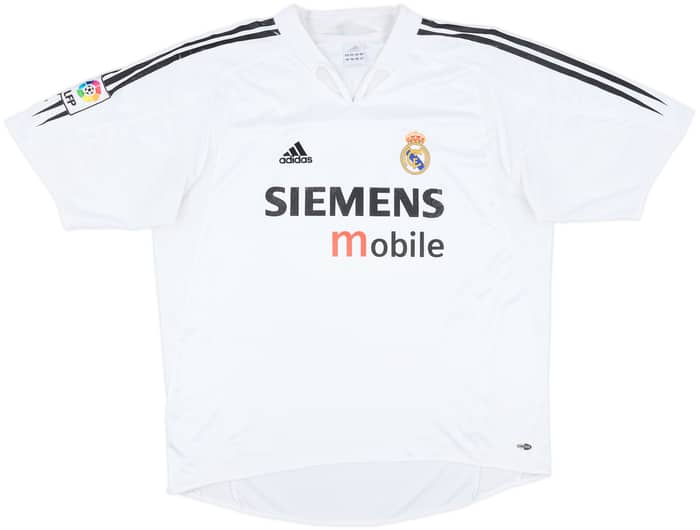 2004-05 Real Madrid Home Shirt Beckham #23 - 6/10 - (XL)