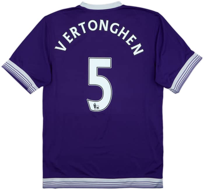 2015-16 Tottenham Third Shirt Vertonghen #5 - 8/10 - (L)