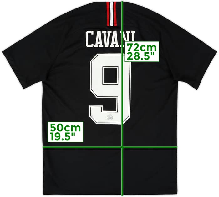 2018-19 Paris Saint-Germain Third/Home Shirt Cavani #9 - 8/10 - (M)