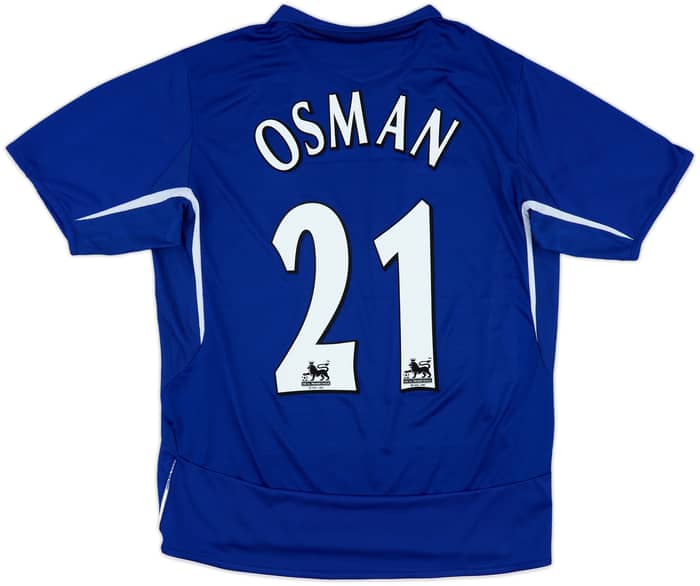 2005-06 Everton Home Shirt Osman #21 - 6/10 - (L)