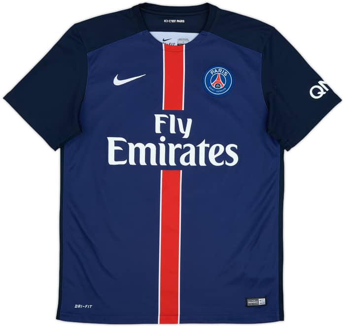 2015-16 Paris Saint-Germain Home Shirt Di Maria #11 - 10/10 - (M)