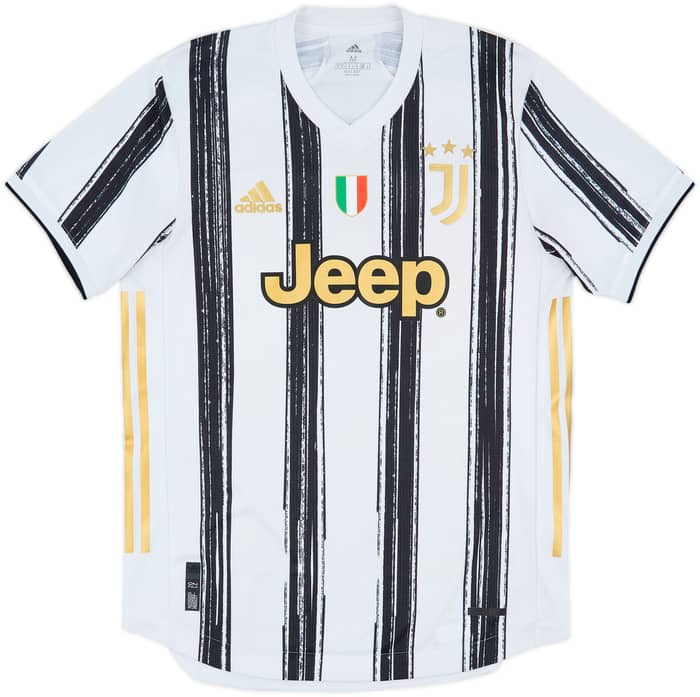 2020-21 Juventus Authentic Home Shirt Ronaldo #7 - 8/10 - (M)