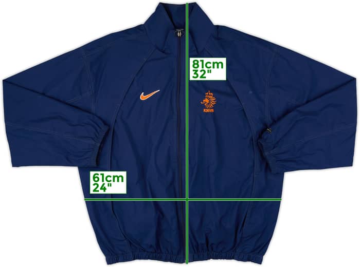 1998-99 Netherlands Player Issue Nike Track Jacket - 7/10 - (L)