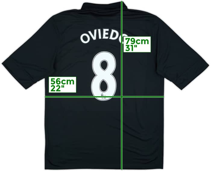 2012-13 Everton Away Shirt Oviedo #8 - 10/10 - (L)