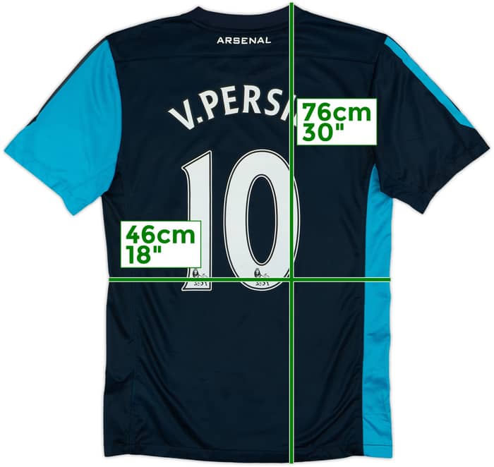 2011-12 Arsenal Away Shirt V.Persie #10 - 7/10 - (S)