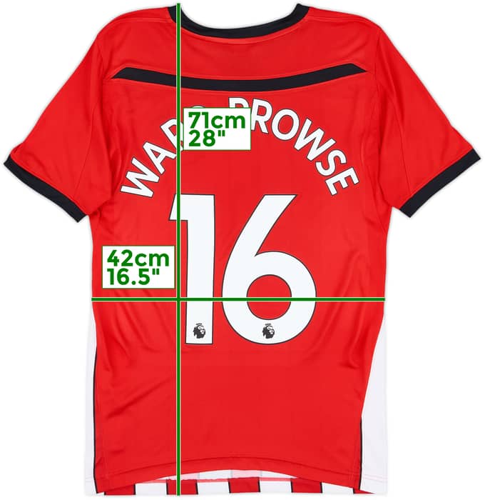 2018-19 Southampton Home Shirt Ward-Prowse #16 - 7/10 - (S)