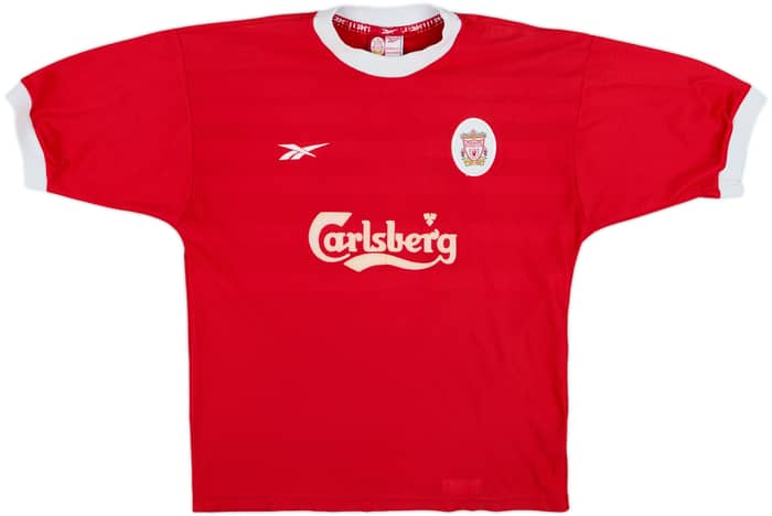 1998-00 Liverpool Home Shirt Fowler #9 - 8/10 - (L)