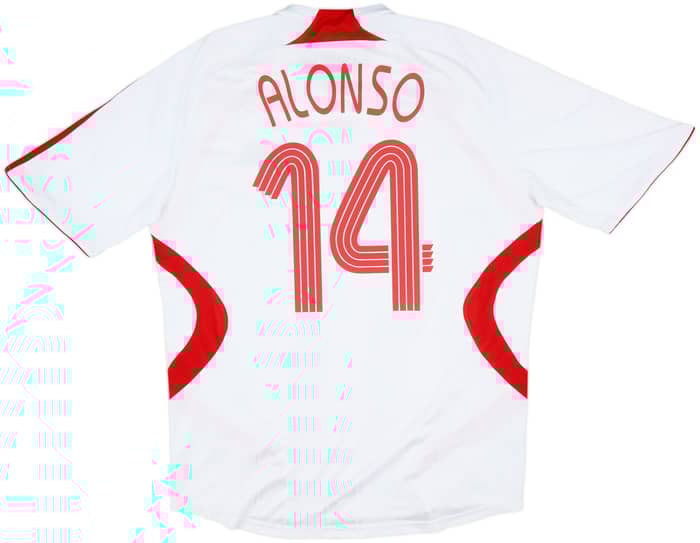 2007-08 Liverpool Away Shirt Alonso #14 - 7/10 - (L)