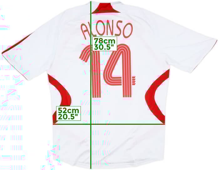 2007-08 Liverpool Away Shirt Alonso #14 - 7/10 - (L)