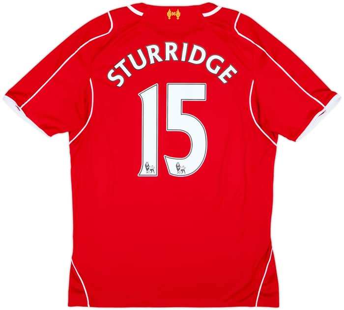 2014-15 Liverpool Home Shirt Sturridge #15 - 8/10 - (L)