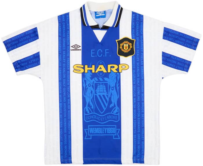 1994-96 Manchester United Third Shirt Beckham #24 - 8/10 - (L)