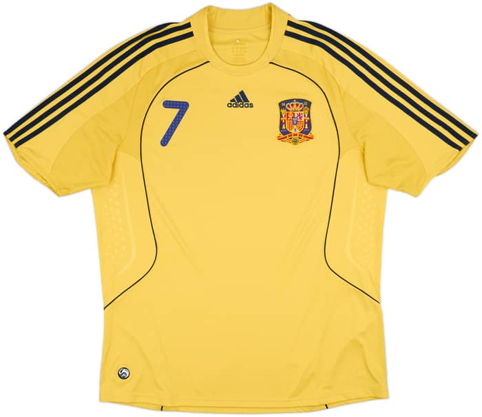 2008-10 Spain Away Shirt David Villa #7 - 8/10 - (XXL)
