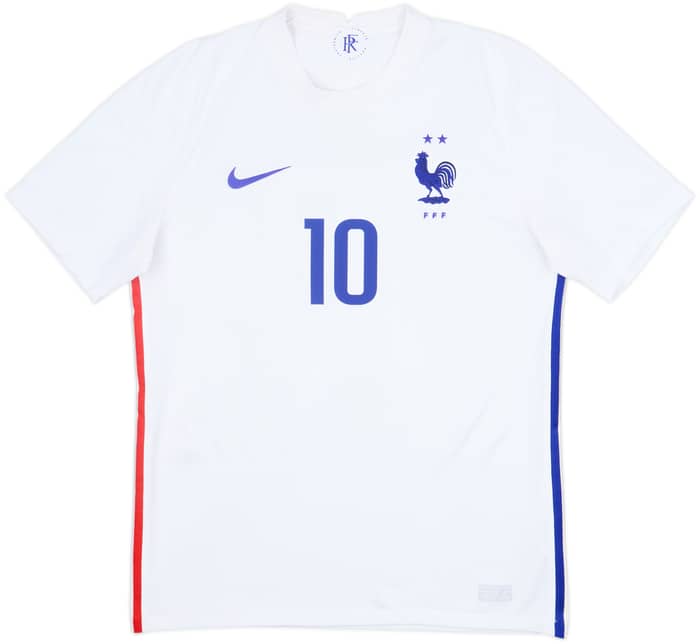 2020-21 France Away Shirt Mbappe #10 - 7/10 - (M)