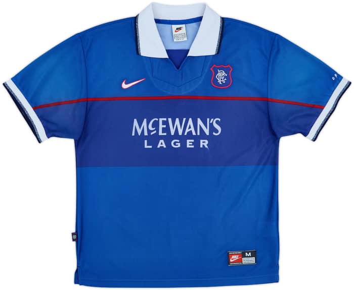1997-99 Rangers Home Shirt Gascoigne #8 - 6/10 - (M)