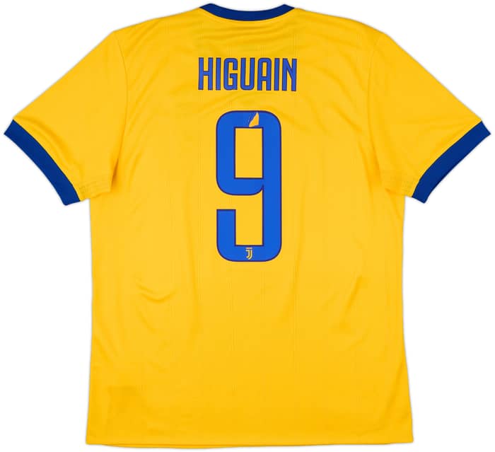 2017-18 Juventus Away Shirt Higuain #9 - 5/10 - (L)