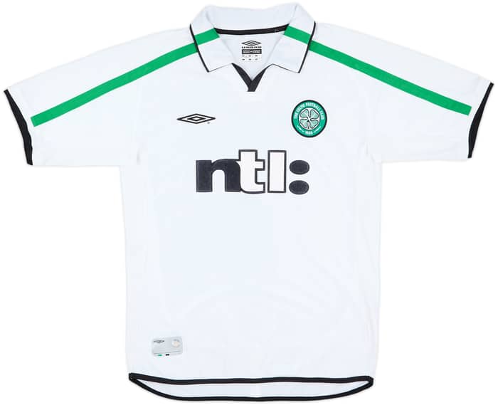 2001-02 Celtic Away Shirt Larsson #7 - 9/10 - (M)