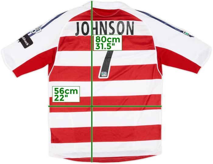 2005 FC Dallas Home Shirt Johnson #7 - 6/10 - (L)