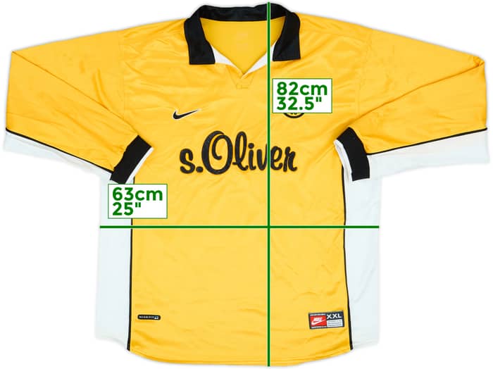 1998-00 Borussia Dortmund Home L/S Shirt - 6/10 - (XXL)