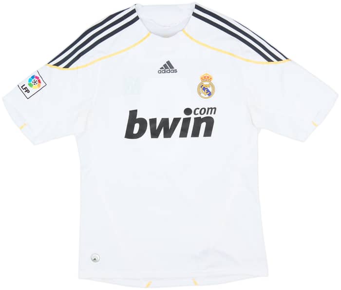 2009-10 Real Madrid Home Shirt Ronaldo #9 - 8/10 - (L)